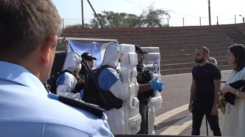 המשטרה מתרגלת את הרחבת אכיפת הבידוד