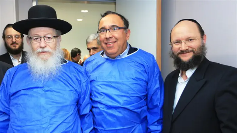 בכירי מאוחדת בסיור עם השר ליצמן
