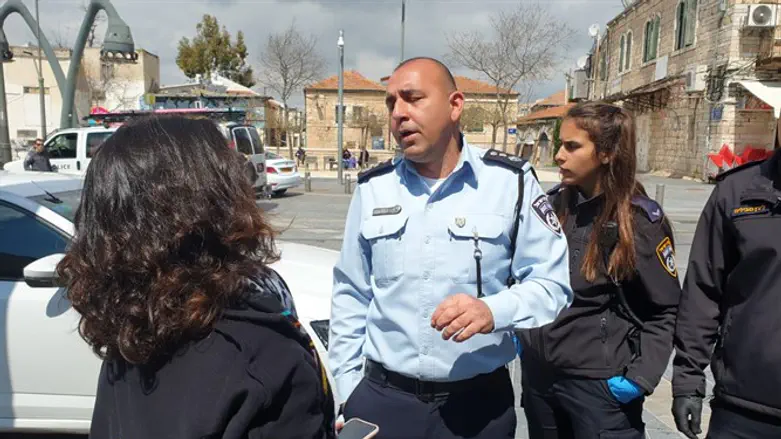 Полиция прибыла на рынок "Махане Иегуда"