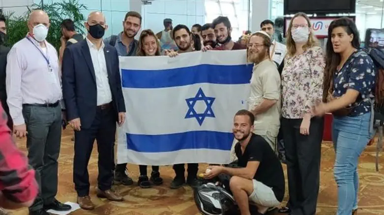 Израильские туристы в Индии