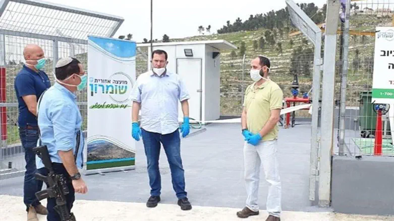 הפעלת תחנת השאיבה