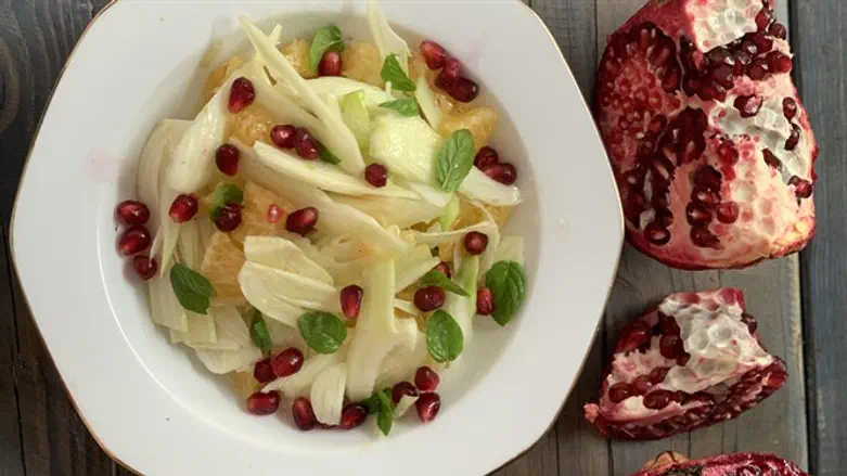 סלט שומר עם ערק