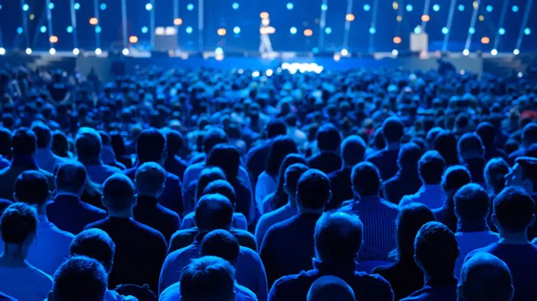 Audience at debate