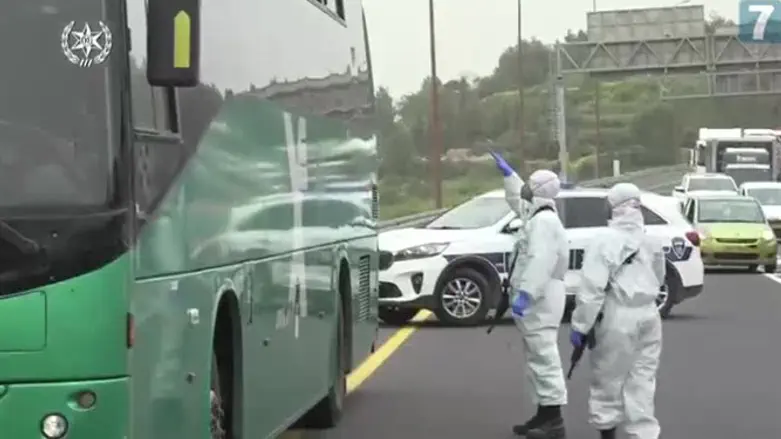 bus carrying coronavirus patient