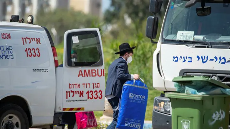 מתחם פינוי של פיקוד העורף ו צה"ל ב רמת גן, הקולט דרושי פינוי ו מבודדים תושבי בני ברק