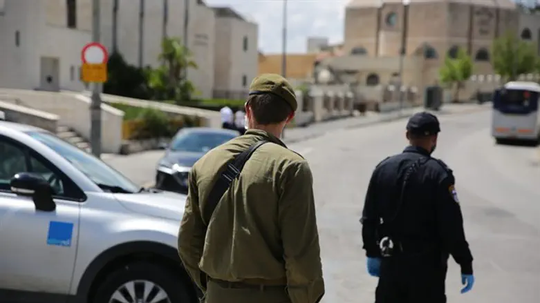 Soldier in Har Nof, Jerusalem