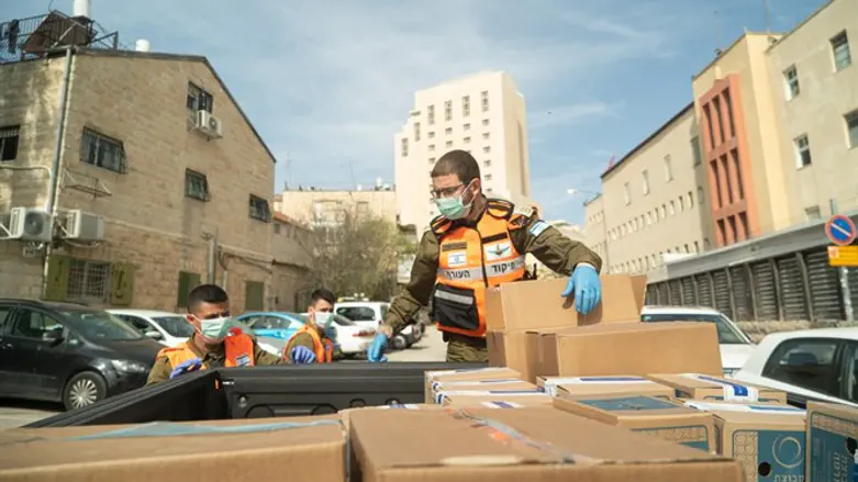 פעילות צה"ל בימי הקורונה