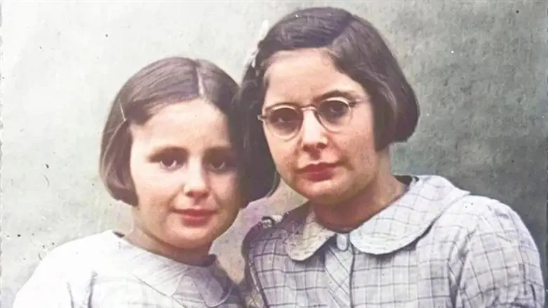 יהודית מימין, לצידה של אחותה ג׳ורג׳ט