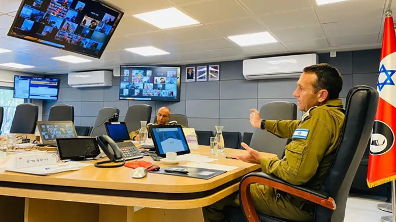 האלוף הרצי הלוי בשיחת זום