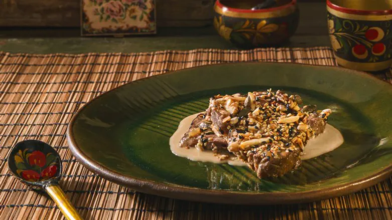 בשר שריר עם זרעונים