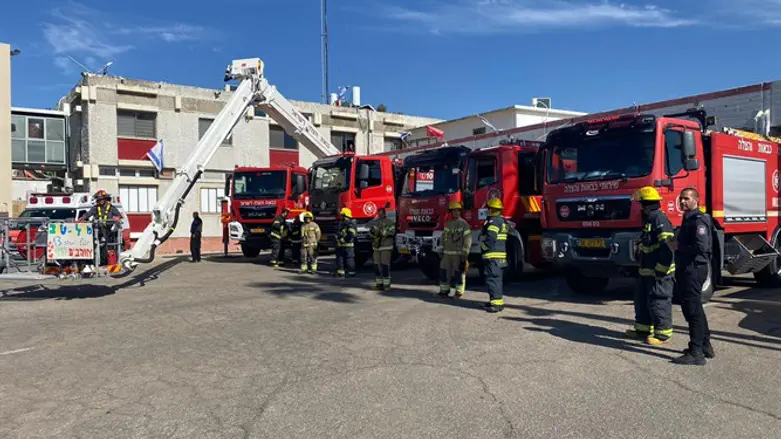 בר מצווה בתחנת הכיבוי