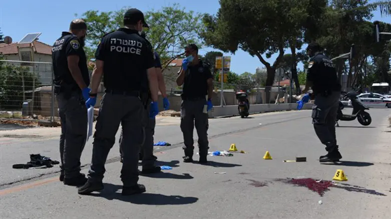 Terror attack in Kfar Saba