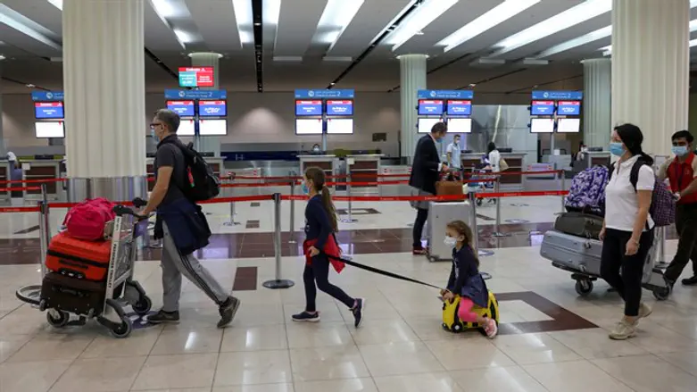Travelers in Dubai