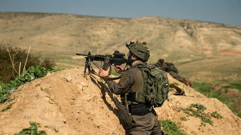 חייל צה"ל באימון. ארכיון
