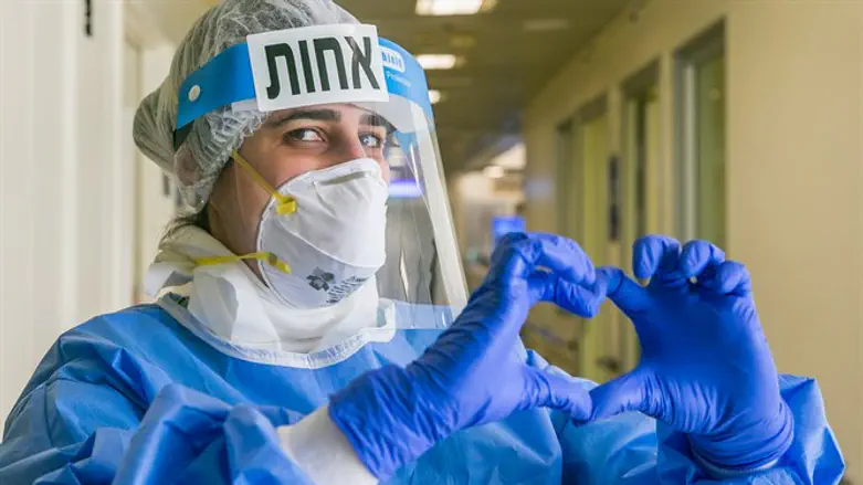 Biohazard-protected nurse