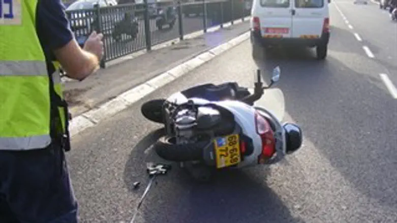 זירת התאונה