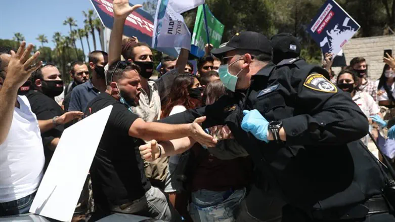 Студенческие протесты в Иерусалиме