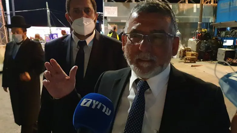 Minister Vaknin in Meron