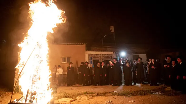 Bonfire in Mea She'arim