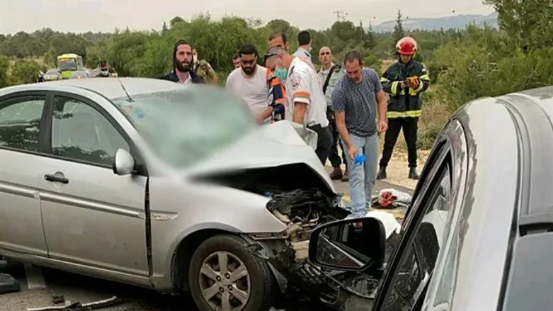 זירת התאונה