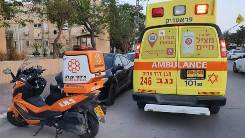 Scene of the incident in Dimona