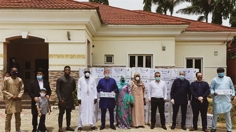 Outside Chabad of Nigeria