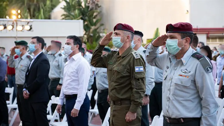 צמרת צה"ל, המוסד ומשרד הבריאות בטקס