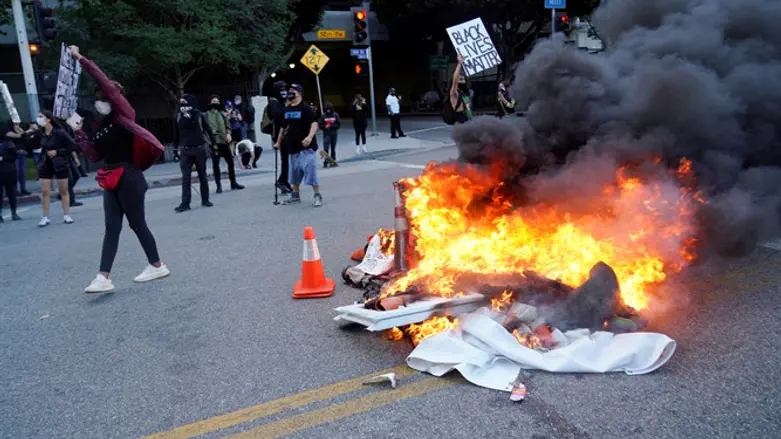Riots in Los Angeles, California