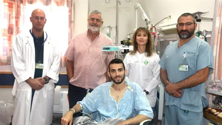 הלוחם שאדי איברהים משתחרר מבית החולים