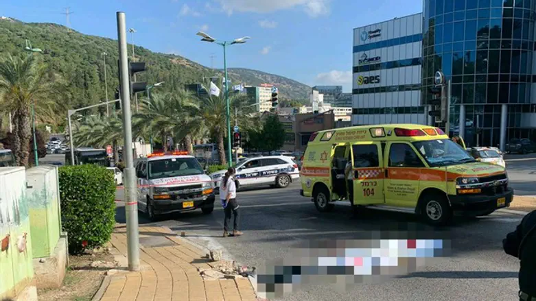 זירת התאונה ביקנעם עילית