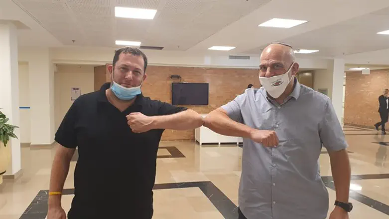 אליהו ליבמן עם יוסי דגן