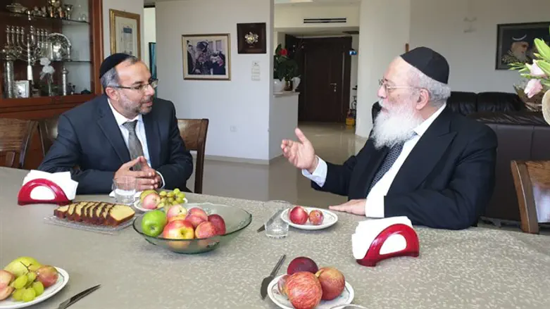 הרב עמאר והרב אביטן