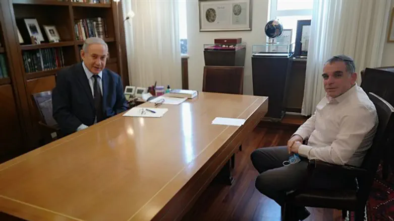 Одед Ревиви и Биньямин Нетаньяху