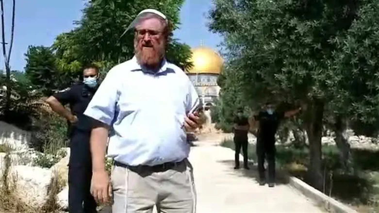 יהודה גליק בהר הבית. ארכיון