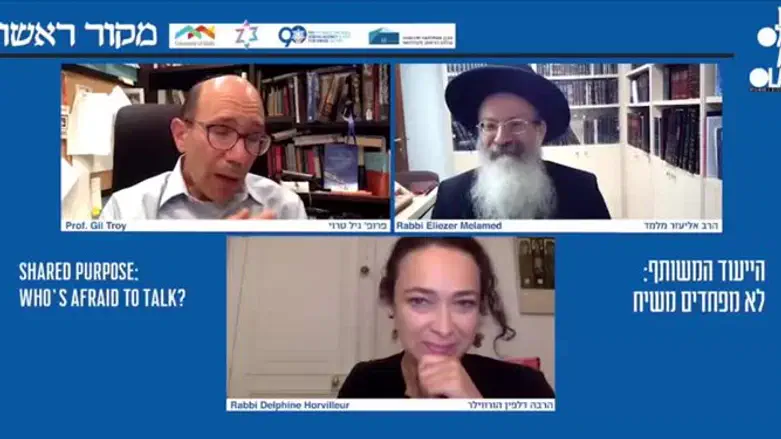 שיח בין הרב אליעזר מלמד והרבה הרפורמית דלפין הורווילר