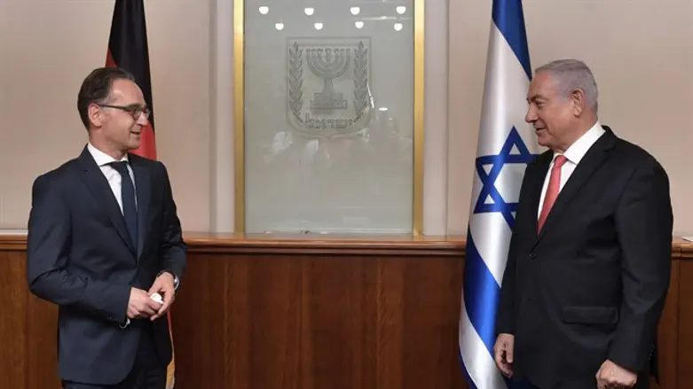 PM Netanyahu meets German FM Heiko Maas