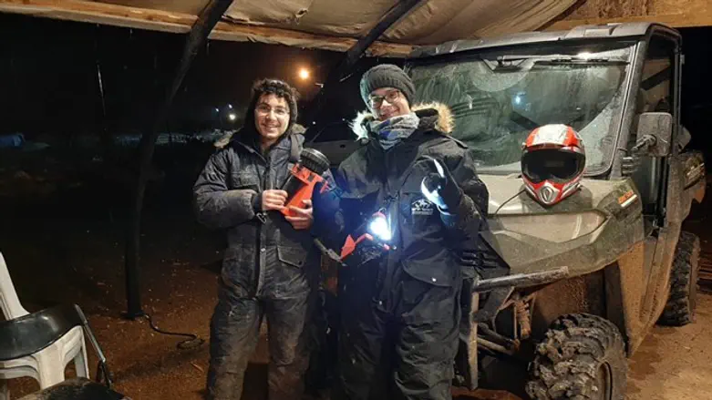 מתנדבי השומר יו"ש במהלך פעילות