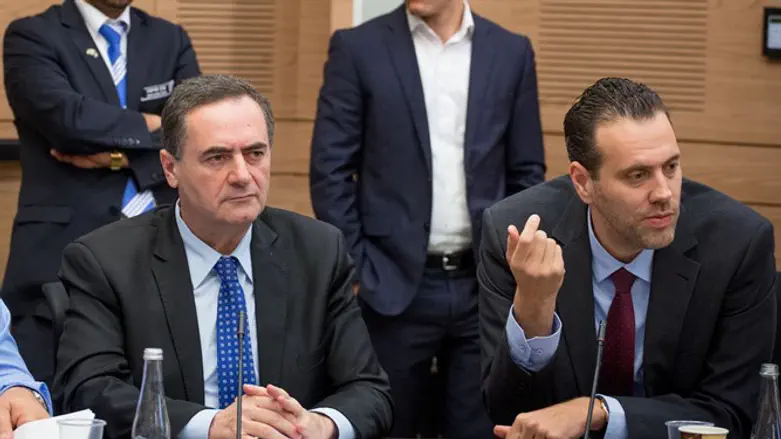 מיקי זוהר וישראל כ"ץ. ארכיון