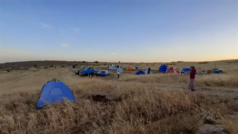 10 израильских семей проводят Шаббат в «зоне B»