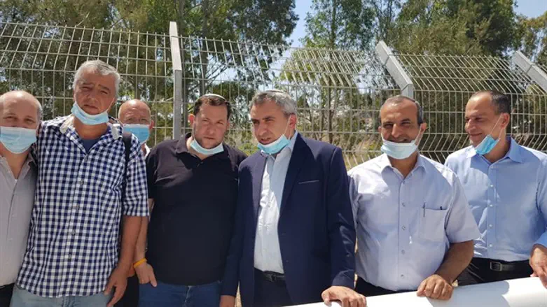 ראשי הרשויות עם השר אלקין