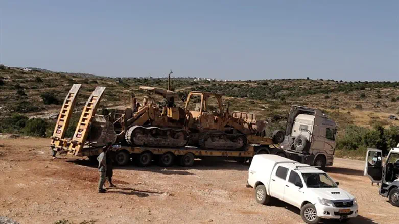 confiscating the equipment