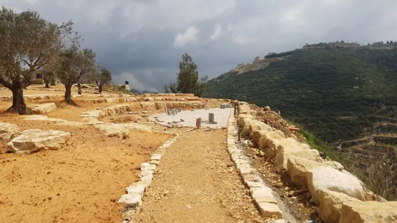Site of new playground in Beit Jann