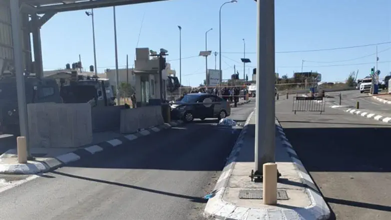 זירת פיגוע הדריסה