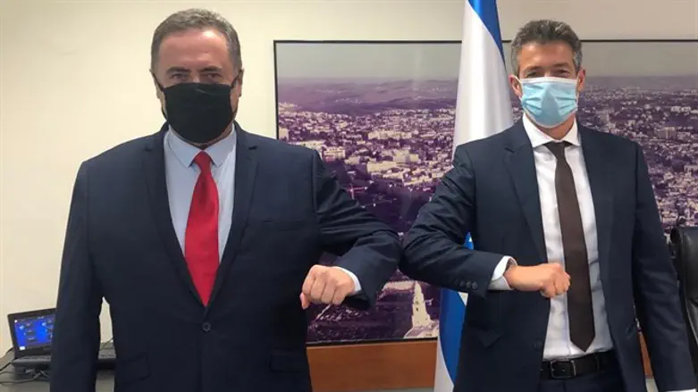 ישראל כ"ץ ויועז הנדל