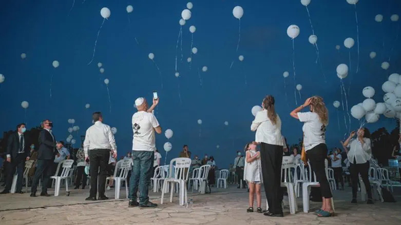 מפריחים בלונים לזכר עמית בן יגאל