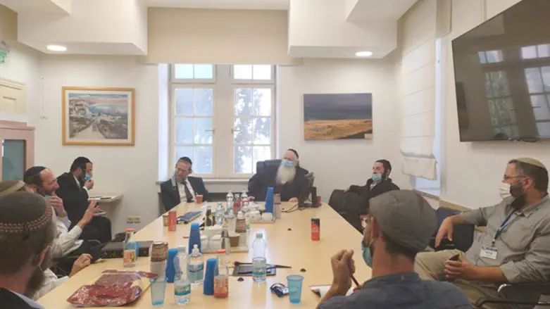 הפגישה במשרד החינוך