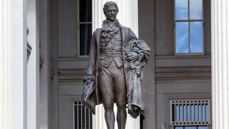 Statue of Alexander Hamilton in Washington DC