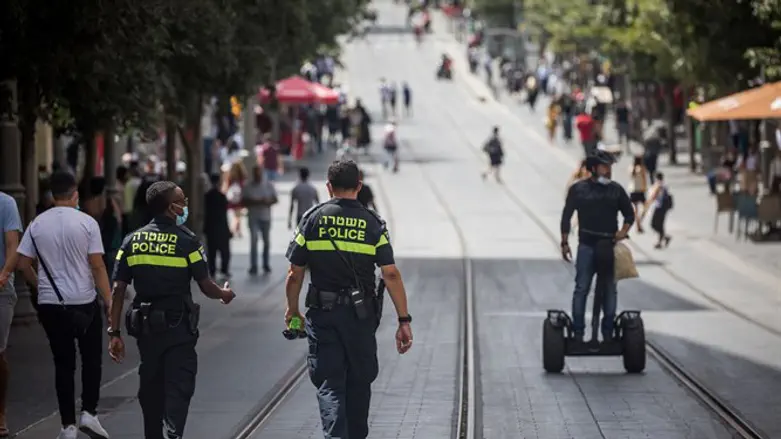 Officers in Jerusalem