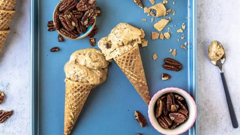 No-Churn Tahini Ice Cream