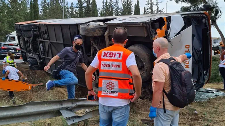 На месте ДТП